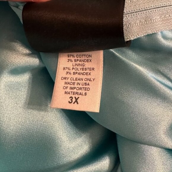 Pinup Girl Clothing Charles Phoenix Jenny Dress in Deep Sea Dive 3X Mid-Century - Picture 5 of 5